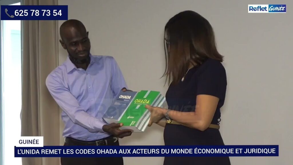 Guinée: L’UNIDA remet les Codes OHADA aux acteurs du monde économique et juridique