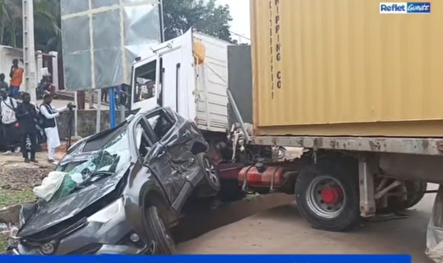 Matoto : un mort et trois blessés dans un violent accident de la circulation
