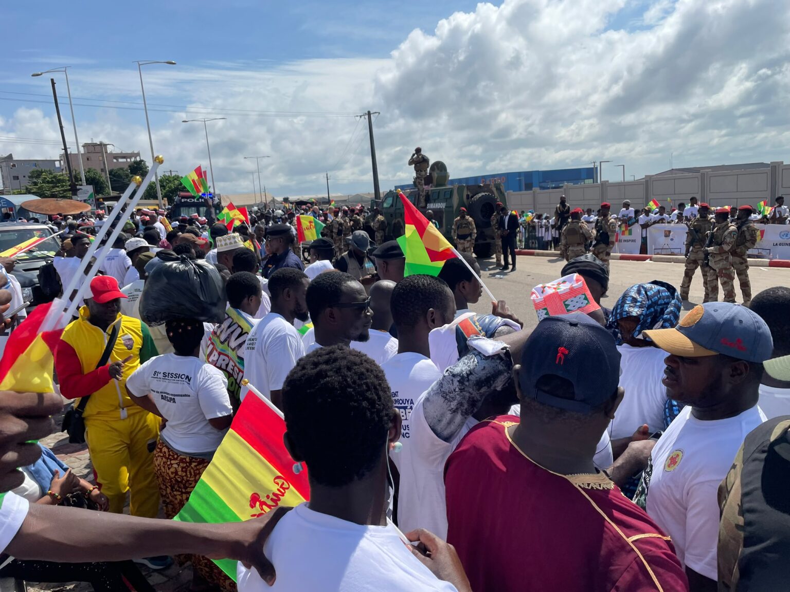 Retour de Mamadi Doumbouya : mobilisation à l’aéroport