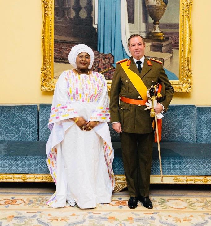 Luxembourg : l’Ambassadeur Aïcha Nanette CONTÉ présente ses lettres de créance au Grand-Duc Guillaume