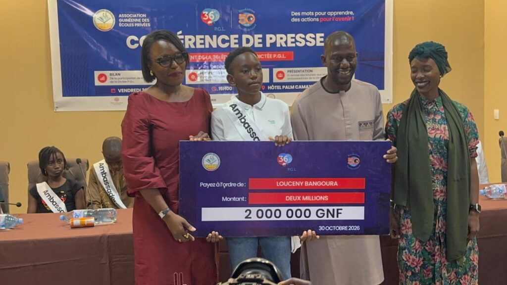 Dictée P.G.L. : la 36ᵉ édition officiellement lancée en Guinée