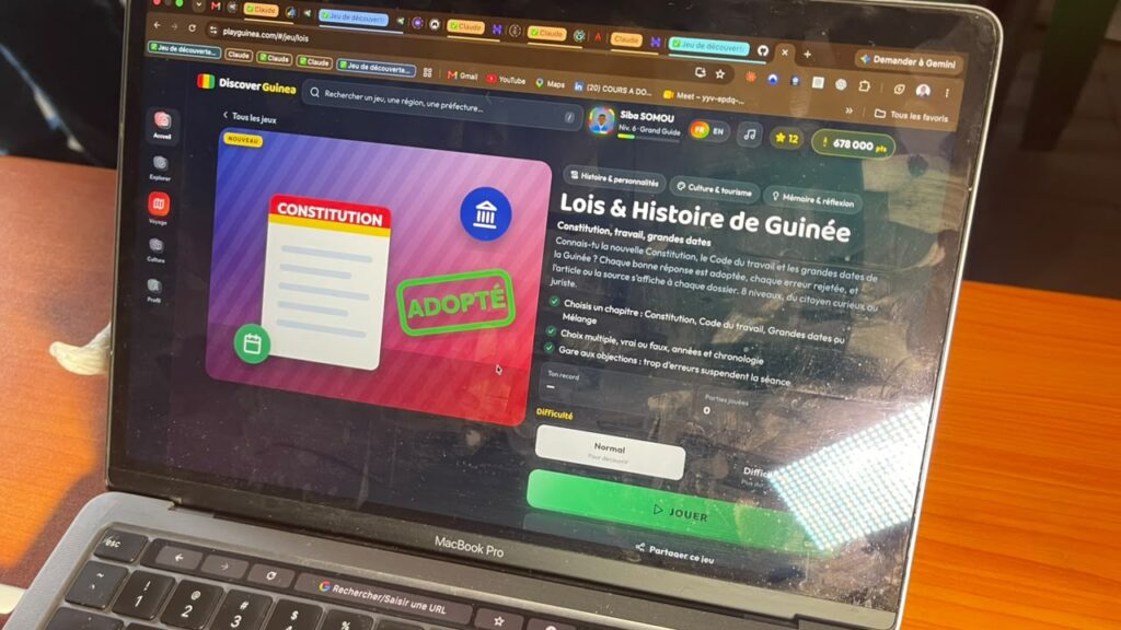Play Guinée : apprendre, jouer et découvrir la Guinée autrement