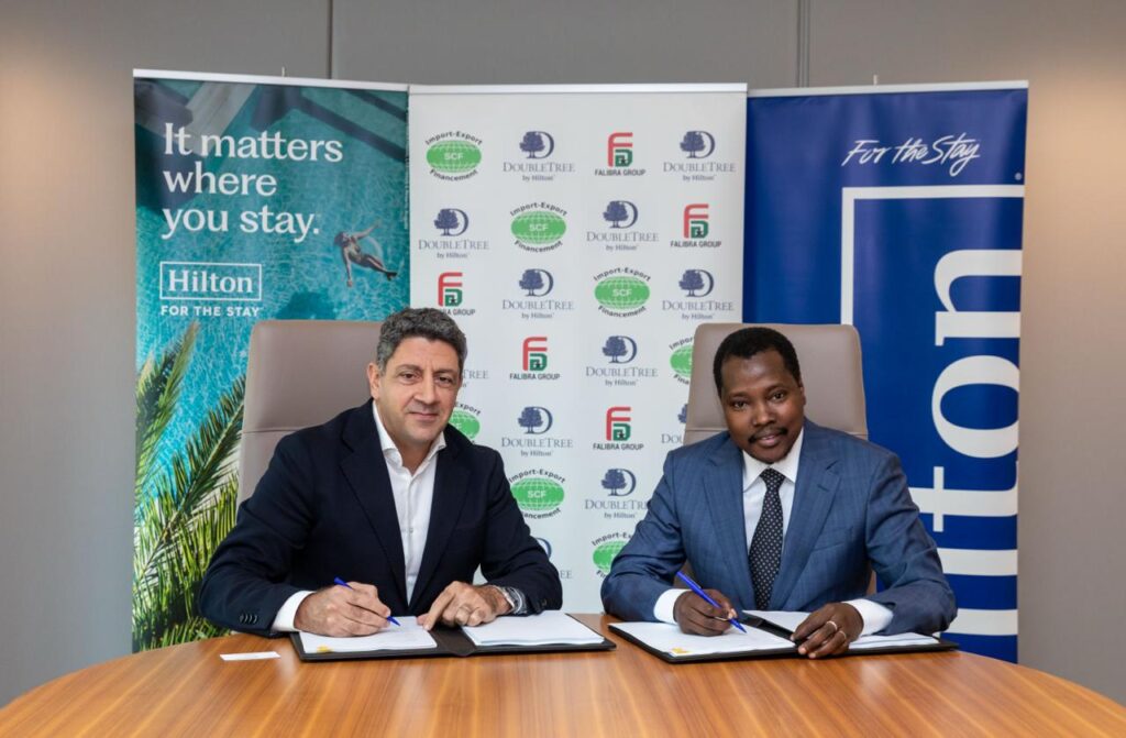 Falibra Group, SCF SA et Hilton annoncent la signature du DoubleTree by Hilton Conakry Kaloum en Guinée.